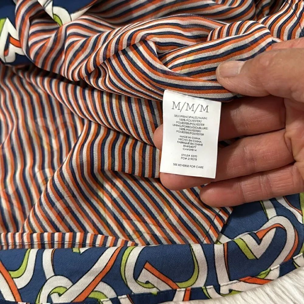 Cabi HEART PRINT MULTICOLOR  MIDI DRESS SIZE M - Picture 8 of 13